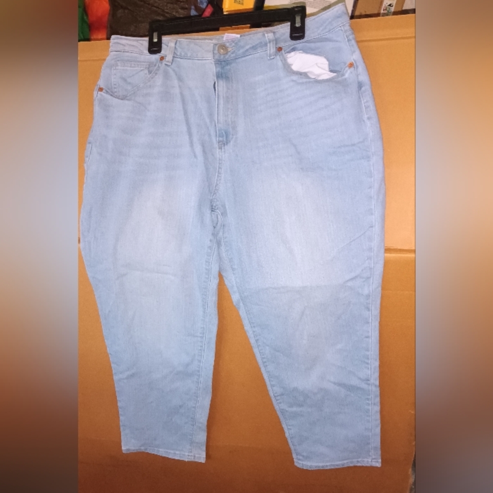 No Boundaries Light Blue Straight Leg Jeans
